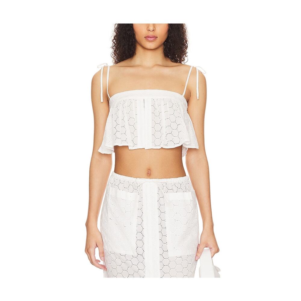 Lovers And Friends 'Fiona' White Top Size S - NWT